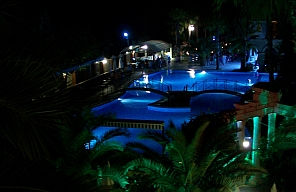 Hotel Thalia, Blick zum Pool